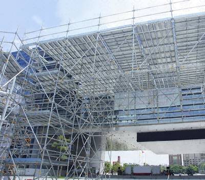 好朋友鷹架 高雄CNS4750鷹架 高層建築施工實景